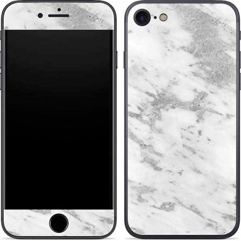Silver Marble iPhone 8 Skin