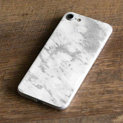 Silver Marble iPhone 8 Skin