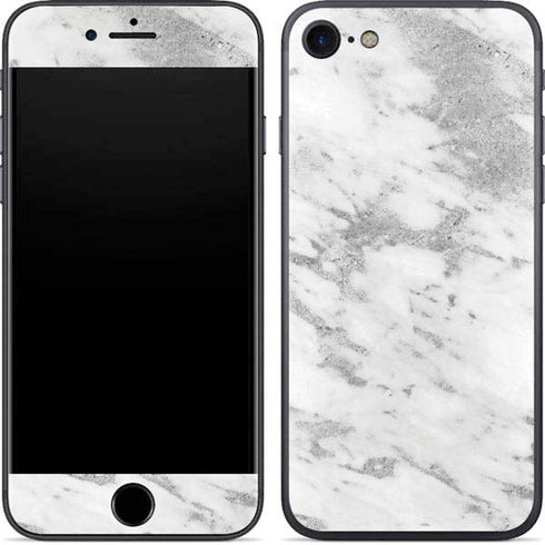 Silver Marble iPhone SE (2nd & 3rd Gen) Skin