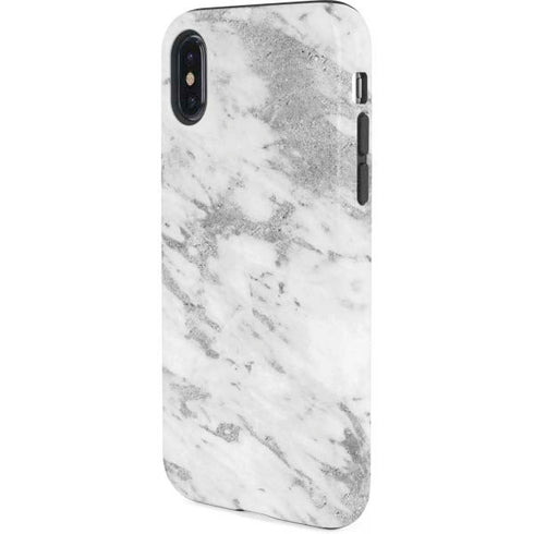 Silver Marble iPhone X Pro Case
