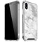 Silver Marble iPhone XR Clear Case