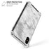 Silver Marble iPhone XS Max Clear Case