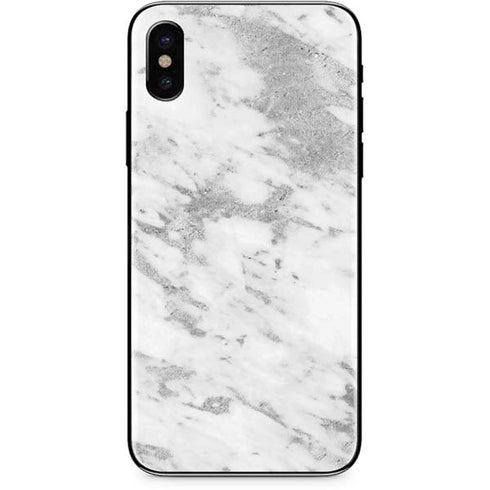 Silver Marble iPhone XS Max Skin