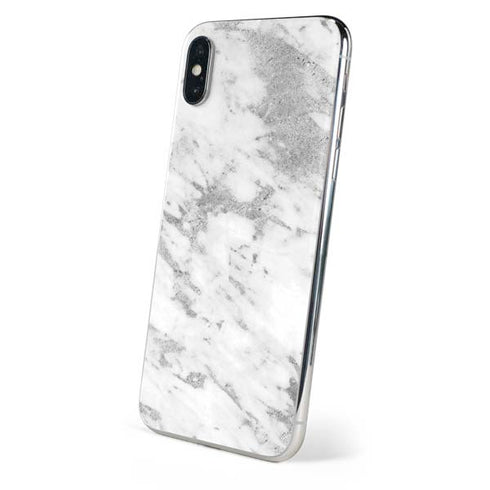Silver Marble iPhone XS Max Skin