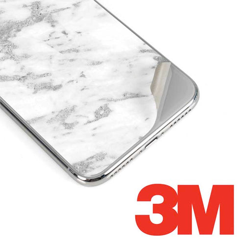 Silver Marble iPhone XS Max Skin