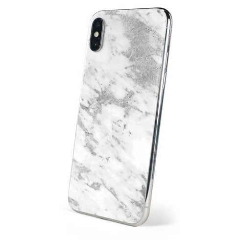 Silver Marble iPhone XS Skin
