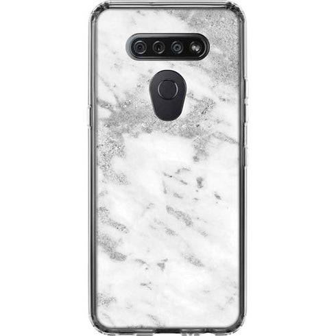 Silver Marble LG K51/Q51 Clear Case