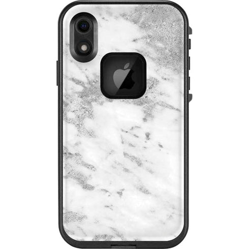 Silver Marble LifeProof Fre iPhone Skin