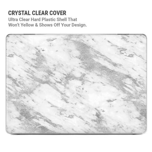 Silver Marble MacBook Air 13in M1 (2021) Case plus Skin