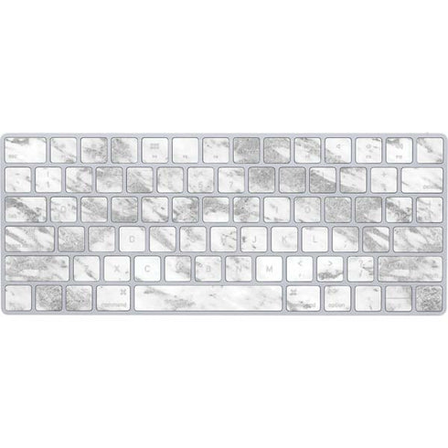 Silver Marble Magic Keyboard Skin