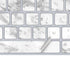 Silver Marble Magic Keyboard Skin
