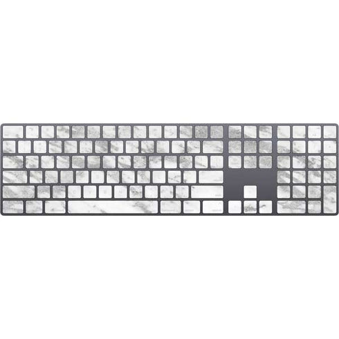 Silver Marble Magic Keyboard with Numeric Keypad Skin