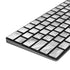 Silver Marble Magic Keyboard with Numeric Keypad Skin