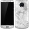 Silver Marble Moto G6 Skin