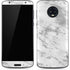 Silver Marble Moto G6 Skin