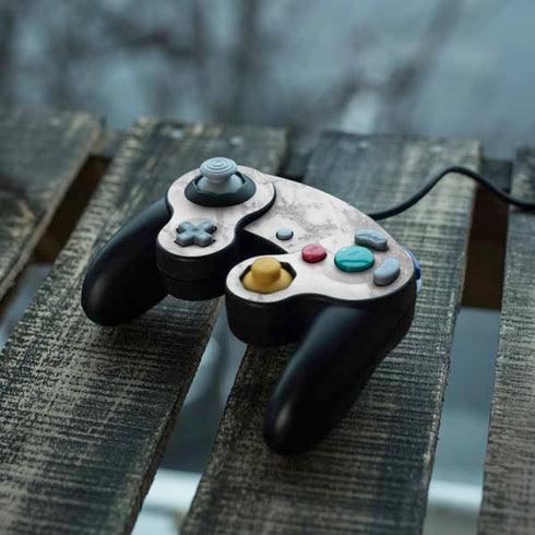 Silver Marble Nintendo GameCube Controller Skin