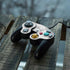 Silver Marble Nintendo GameCube Controller Skin