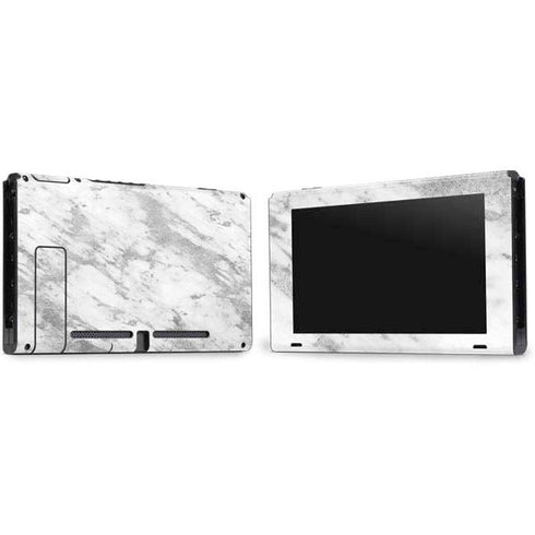 Silver Marble Nintendo Switch Bundle Skin