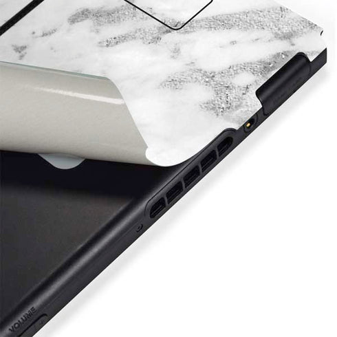 Silver Marble Nintendo Switch Bundle Skin