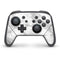 Silver Marble Nintendo Switch Pro Controller Skin