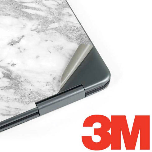 Silver Marble Notebook 9 Pro 13in (2017) Skin
