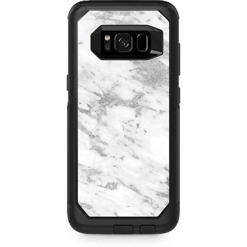 Silver Marble Otterbox Commuter Galaxy Skin