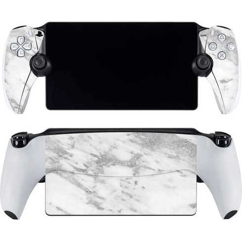 Silver Marble PlayStation Portal Remote Player Skin