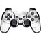 Silver Marble PS3 Dual Shock wireless controller Skin