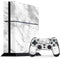 Silver Marble PS4 Console and Controller Bundle Skin