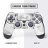 Silver Marble PS4 Controller Skin