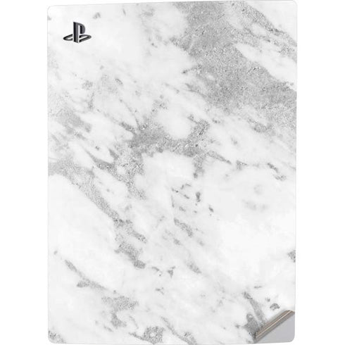Silver Marble PS5 Digital Edition Console Skin