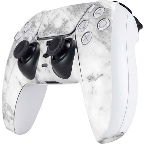 Silver Marble PS5 Controller Skin