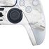 Silver Marble PS5 Controller Skin