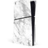 Silver Marble PS5 Slim Disk Console Skin
