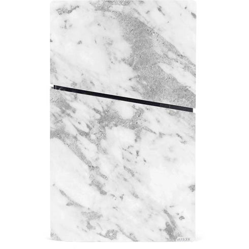Silver Marble PS5 Slim Digital Edition Bundle Skin