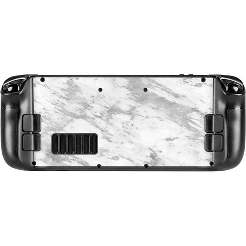 Silver Marble Steam Deck Handheld Gaming Computer Skin