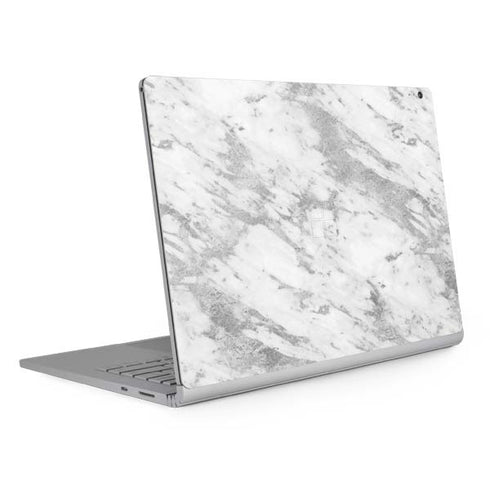 Silver Marble Surface Book 2 13.5in Skin