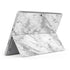 Silver Marble Surface Go Skin