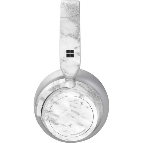 Silver Marble Surface Headphones Skin