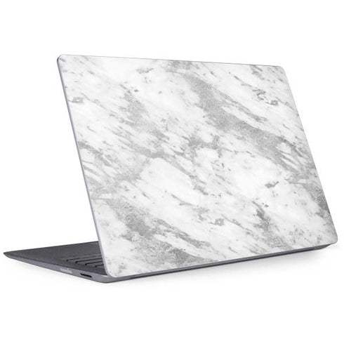 Silver Marble Surface Laptop 2 Skin