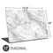 Silver Marble Universal Laptop 17in (13.8 x 10in) Skin