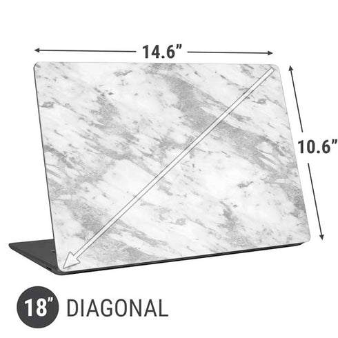 Silver Marble Universal Laptop 18in (14.6 x 10.6in) Skin