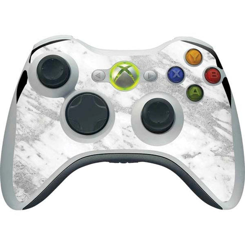 Silver Marble Xbox 360 Wireless Controller Skin