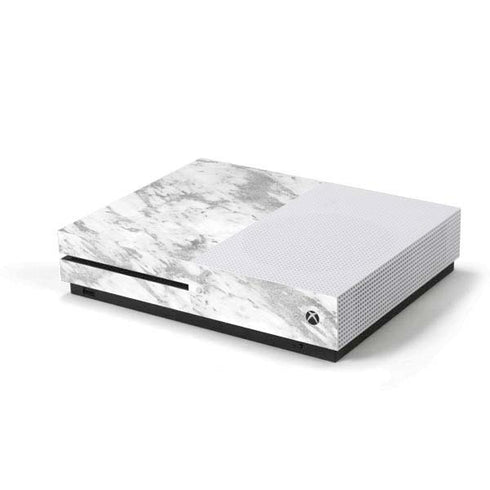 Silver Marble Xbox One S Console Skin
