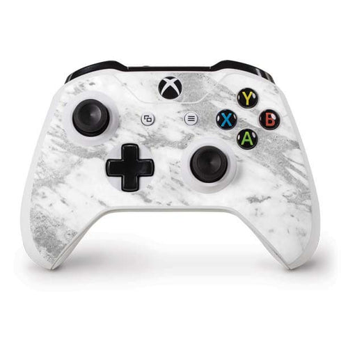 Silver Marble Xbox One S Controller Skin