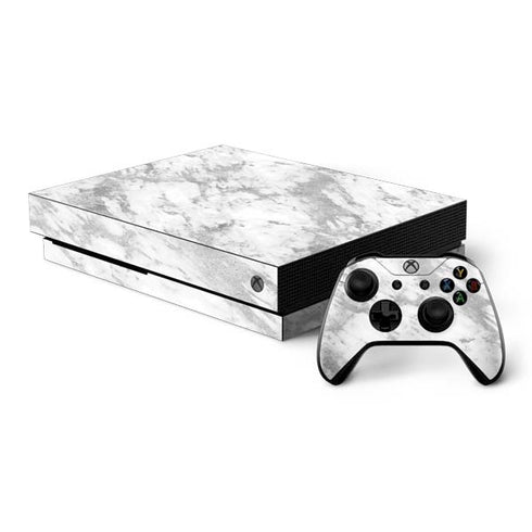 Silver Marble Xbox One X Bundle Skin