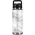 Silver Marble YETI Rambler 26oz Bottle Skin