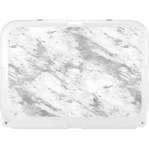 Silver Marble YETI Tundra 35 Hard Cooler Skin