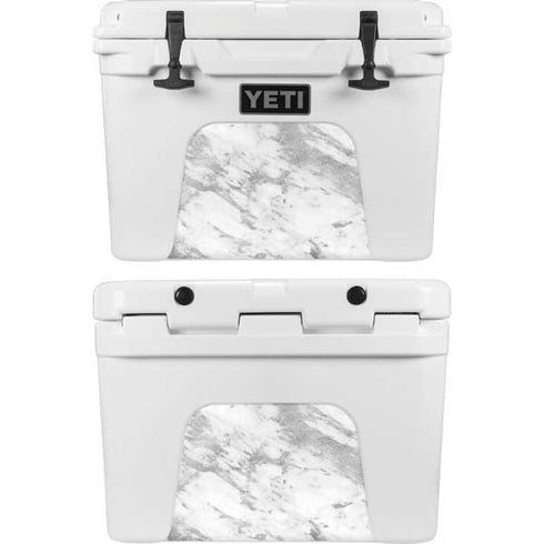 Silver Marble YETI Tundra 35 Hard Cooler Skin