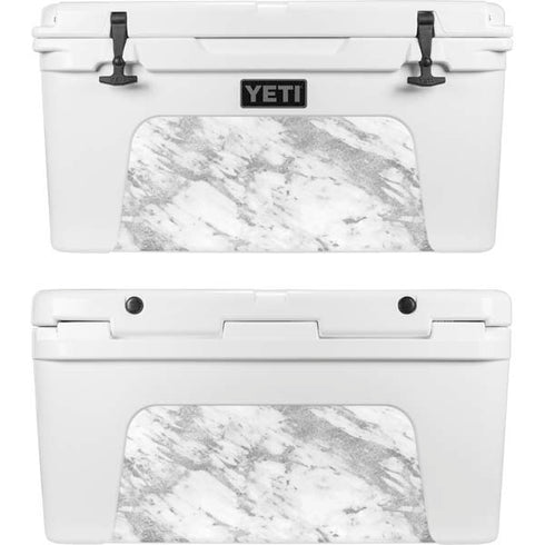 Silver Marble YETI Tundra 65 Hard Cooler Skin